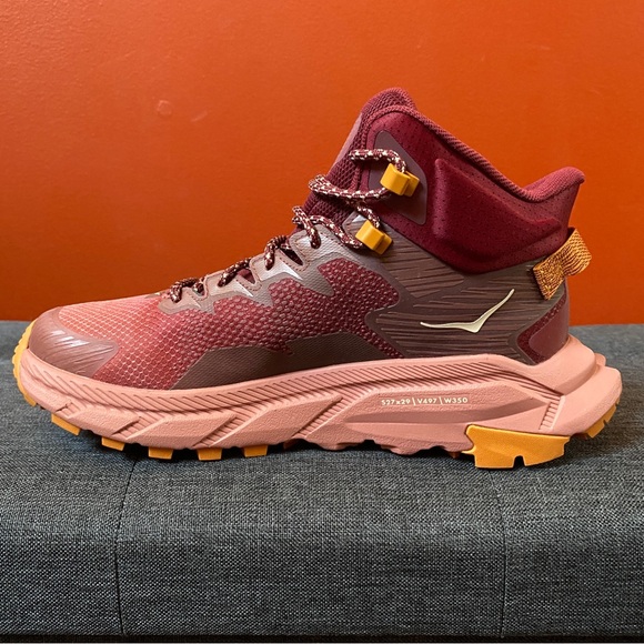 HOKA Trail Code GORE-TEX® Hot Sauce/Earthenware NEW Size Women’s 7.5 B - Picture 8 of 15